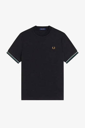 JACQUARD CUFF T-SHIRT