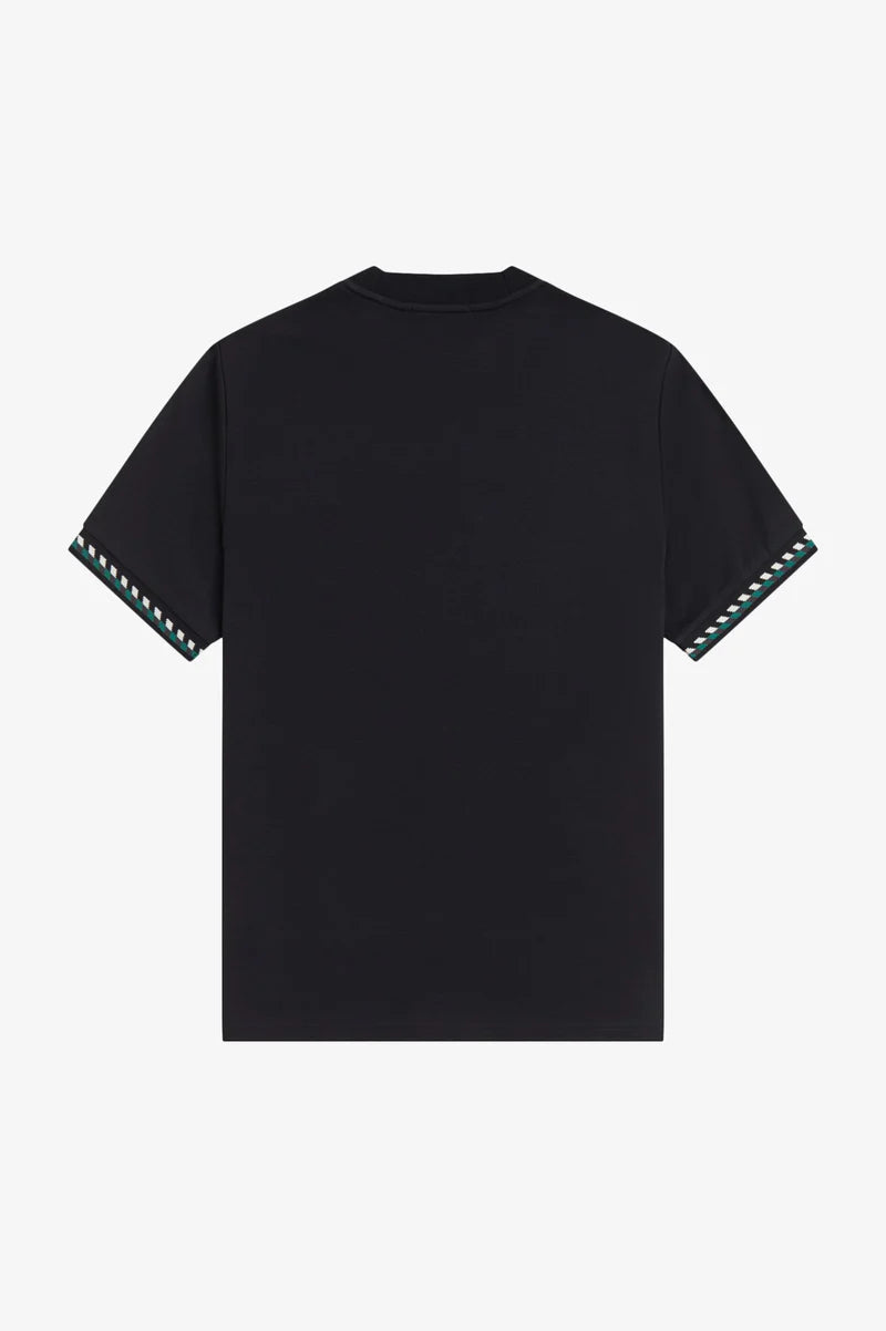 JACQUARD CUFF T-SHIRT