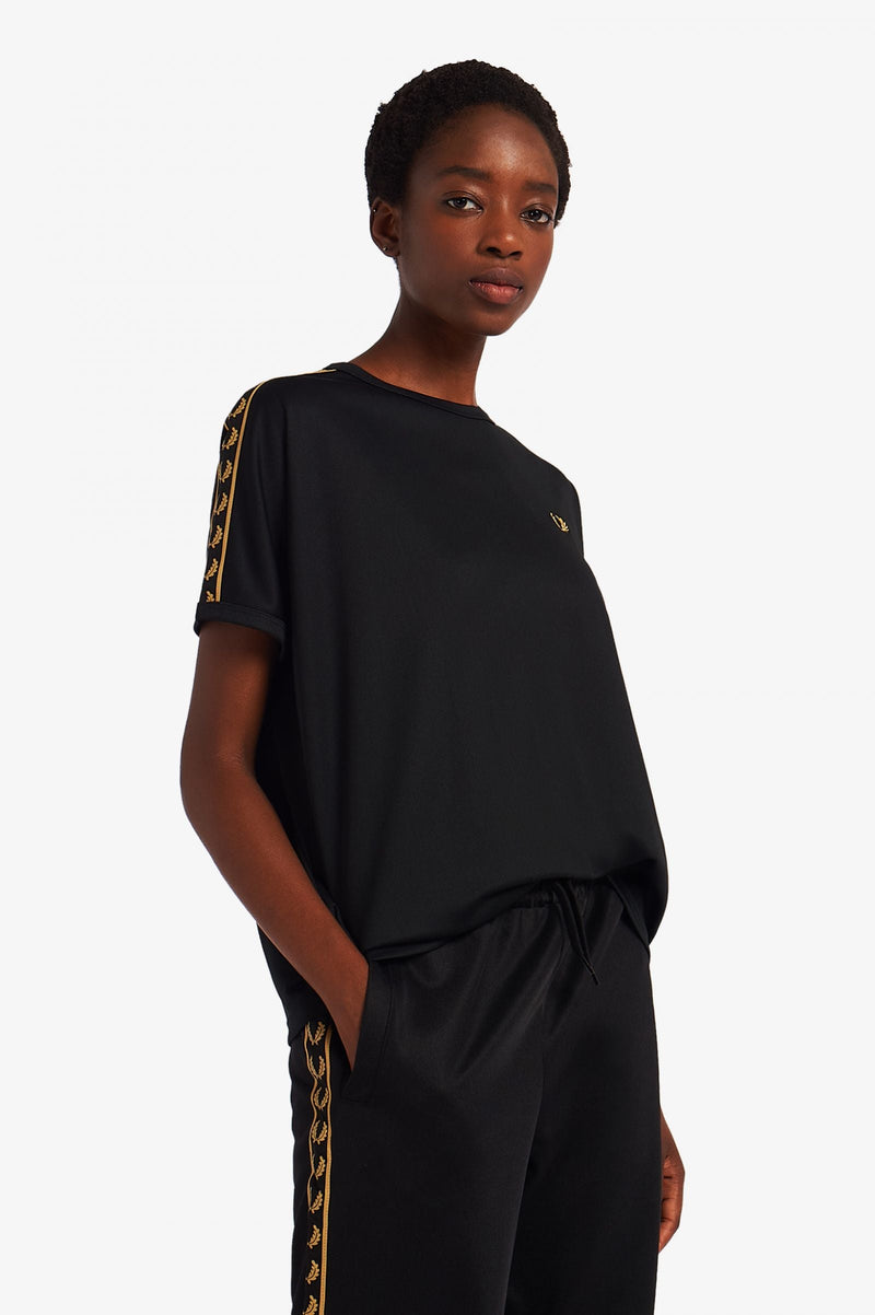 Fred Perry Boxy Taped Ringer T-Shirt