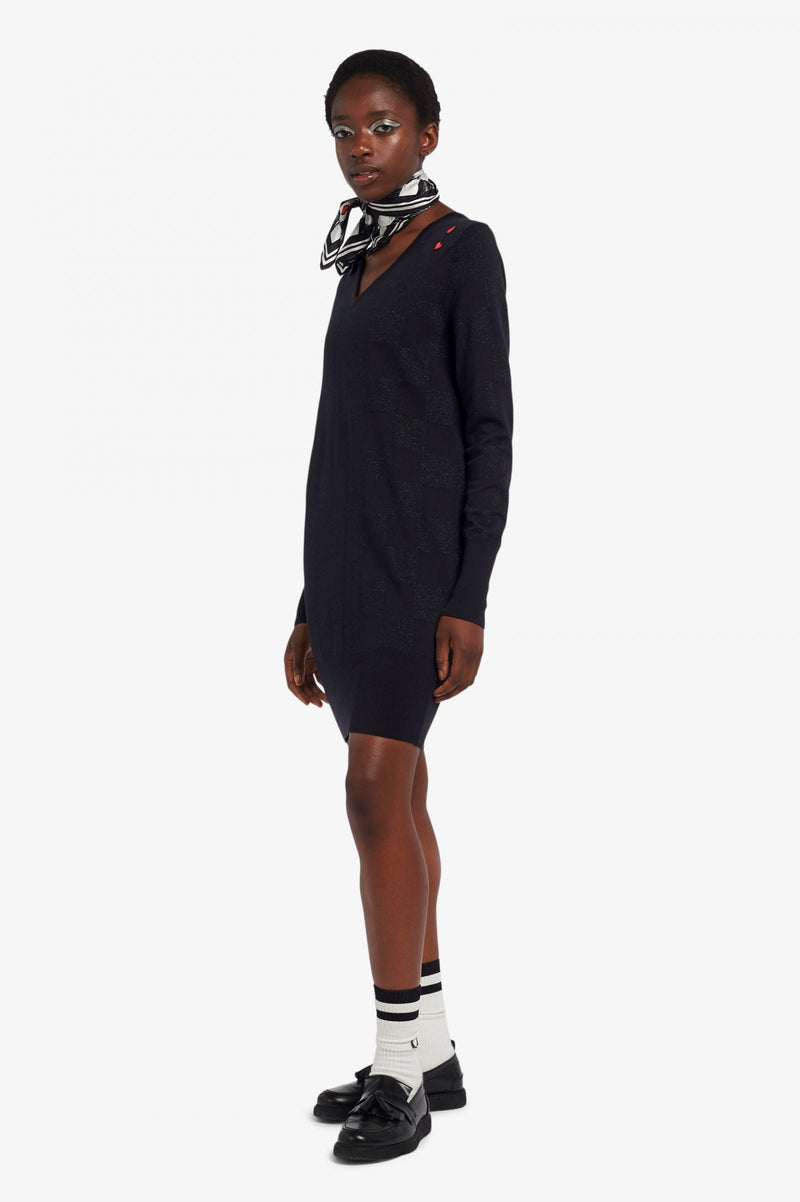 Fred Perry Checkerboard Jumper Dress